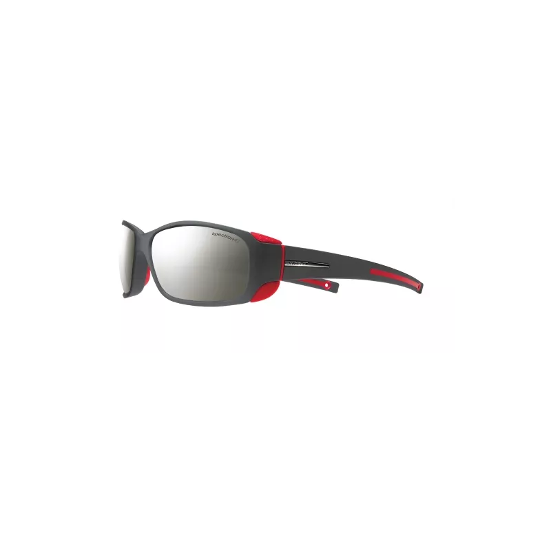Lunettes de soleil JULBO MONTEBIANCO noir mat rouge Lunettes de soleil JULBO MONTEBIANCO noir mat rouge
